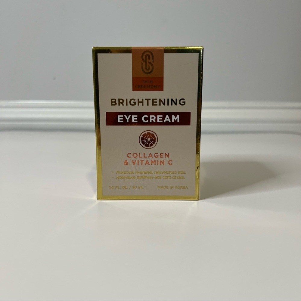 Skin‎ Ceremony Brightening Eye Cream Collagen & Vitamin C Puffiness Dark Circles